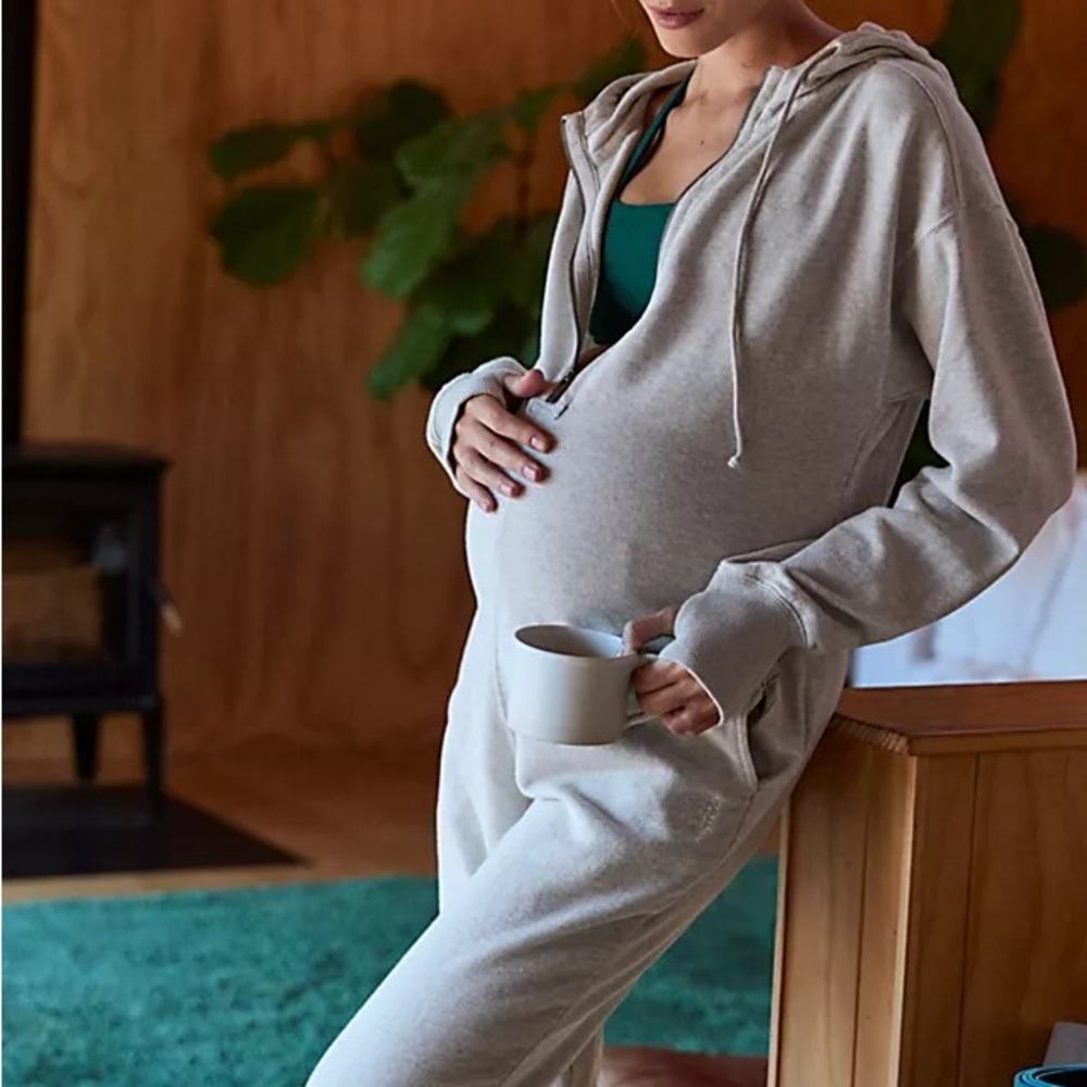 Gray Zip-up Jumpsuit